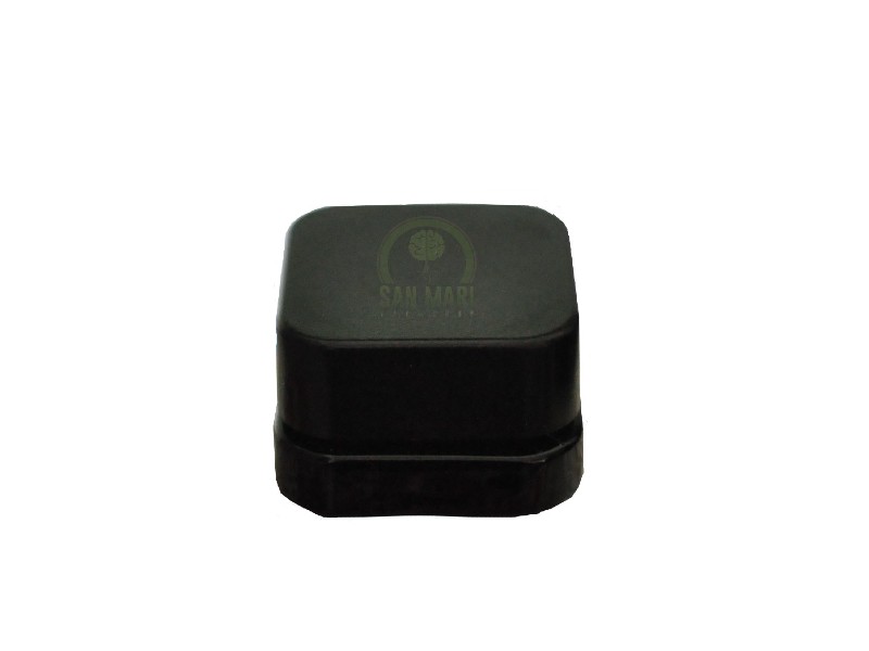 Contenedor Cuadrado Negro 9 Ml